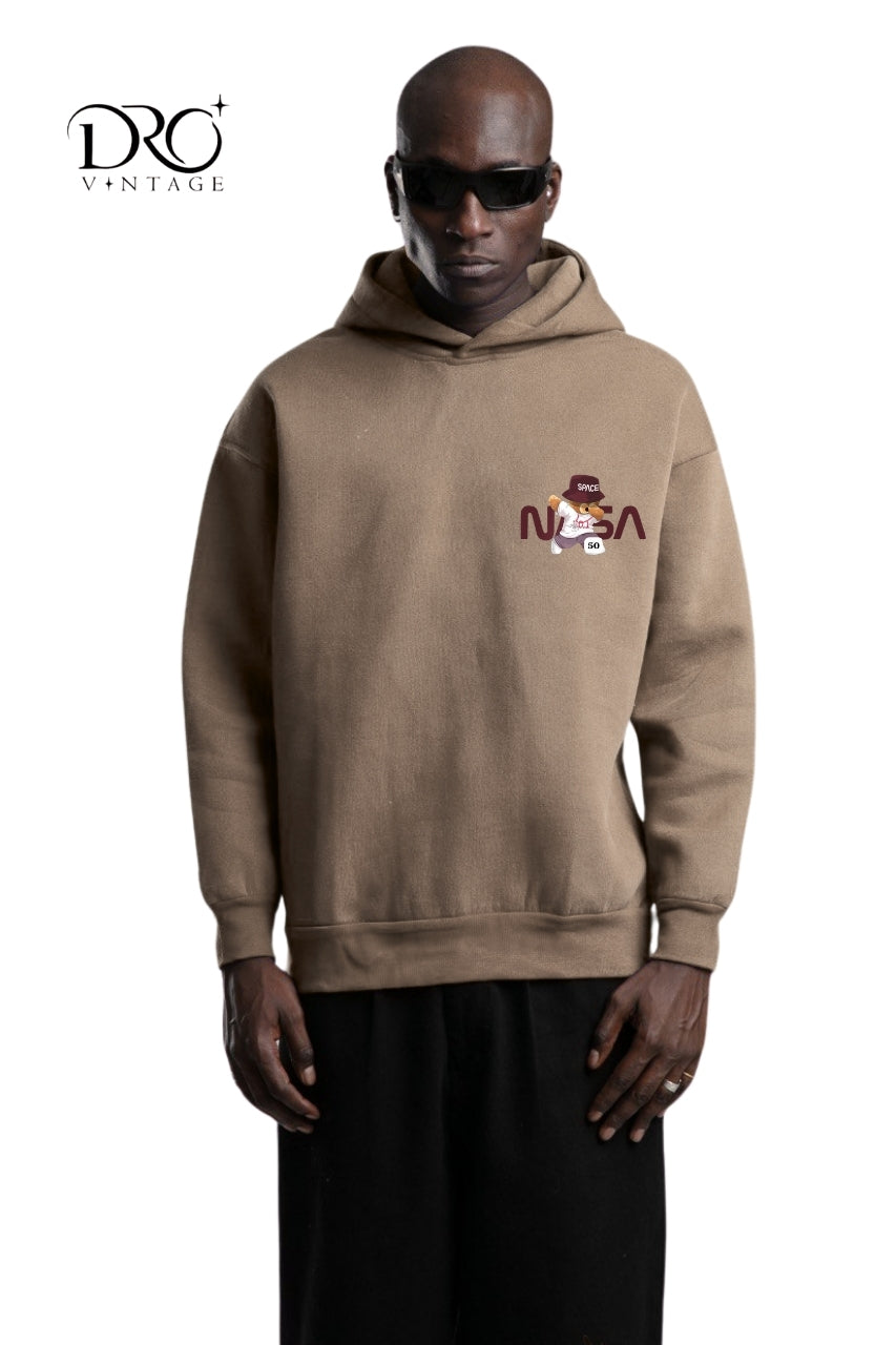 Dro Vintage NASA Bear Space Hoodie